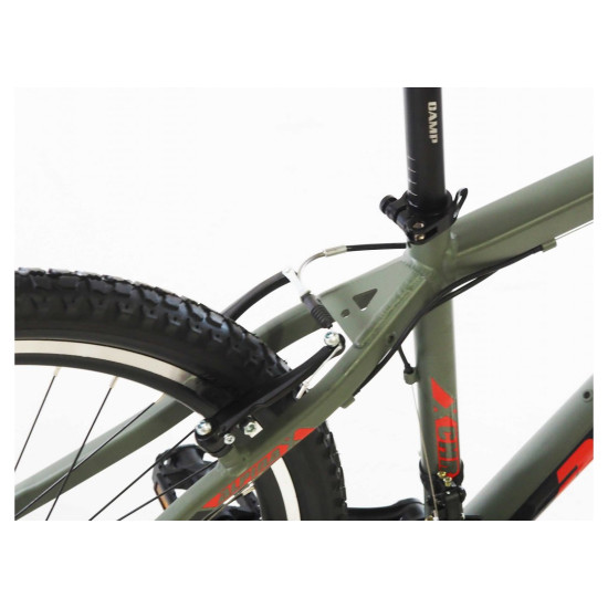 ΠΟΔΗΛΑΤΟ ΠΑΙΔΙΚΟ ALPINA MTB ALLOY 24'' Γκρι-Κόκκινο